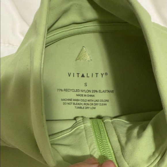 Balance Athletica Light Green Zip-Up Hoodie - Picture 6 of 8